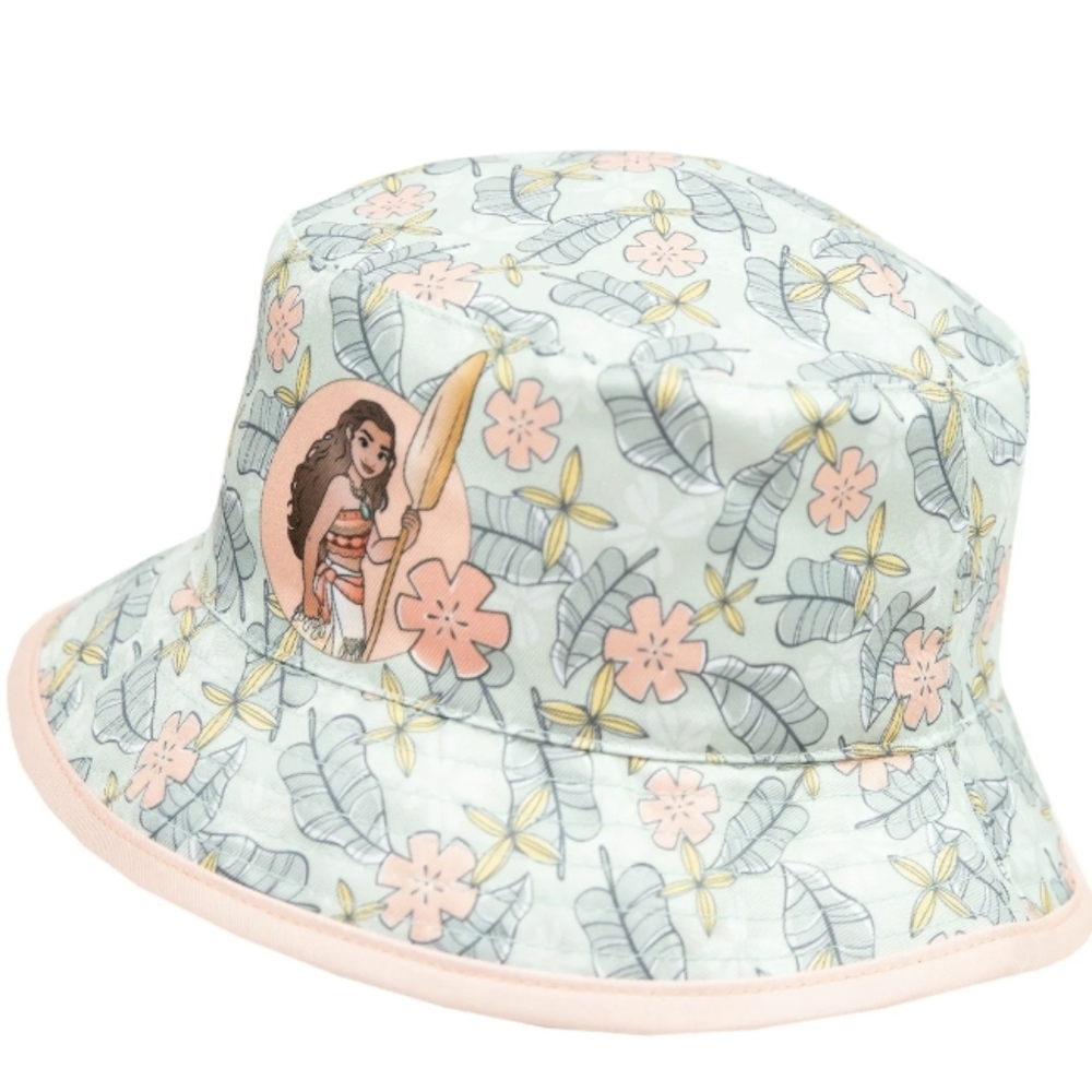 Disney Brand Moana Toddler Girls Reversible Pink Bucket Style Hat